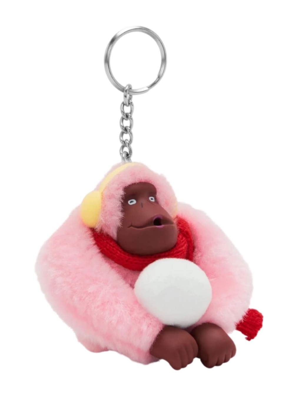 Kipling Snowball Monkey Keychain - Picture 2 of 8